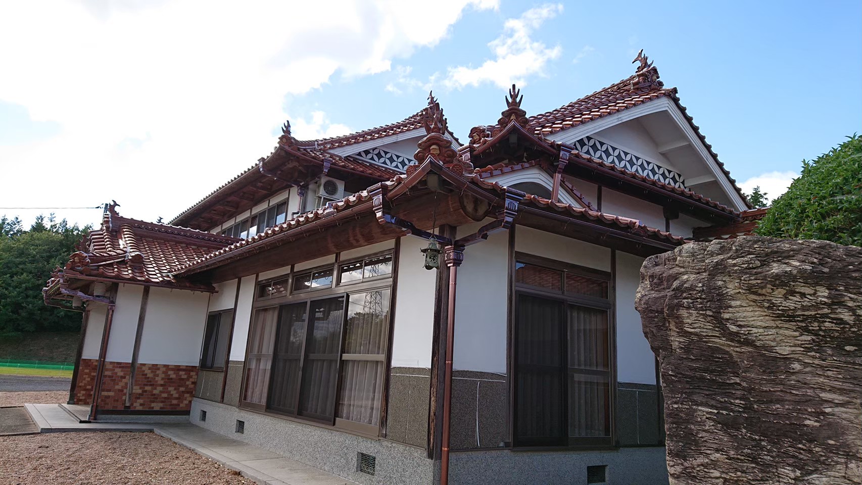 銅板雨どい工事の画像